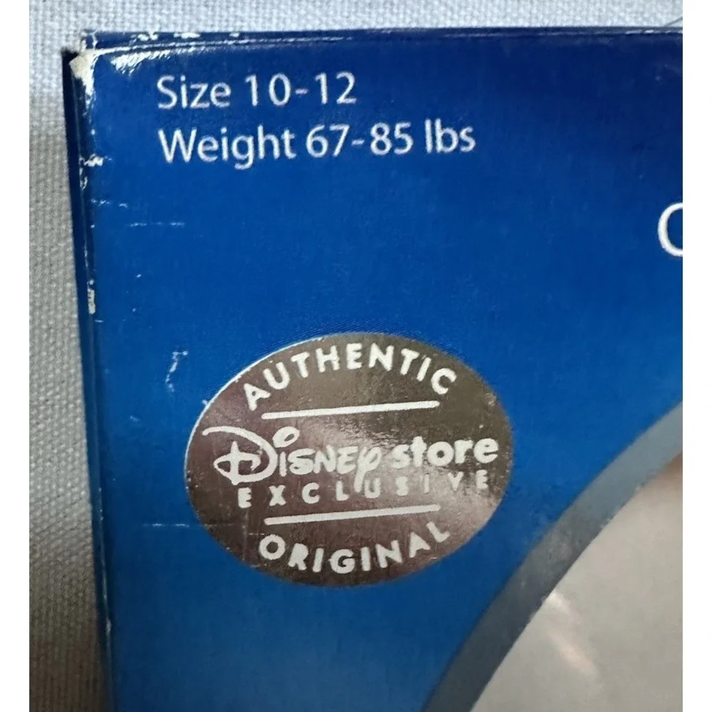 Disney Store Girls' Silver Glitter Stars Printed Nylon Tights 10-12‎ Cinderella